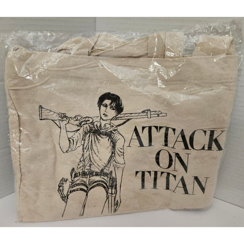 Attack On Titan Levi Anime Tote Bag NEW